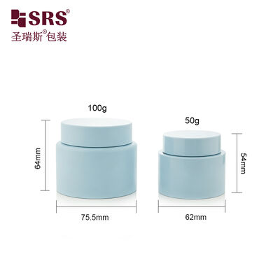 ซื้อ SRSJL 50g 100g เงินเปล่า สีสีน้ําเงินแมท สี PP ครีม กระปุก ถัง online manufacture