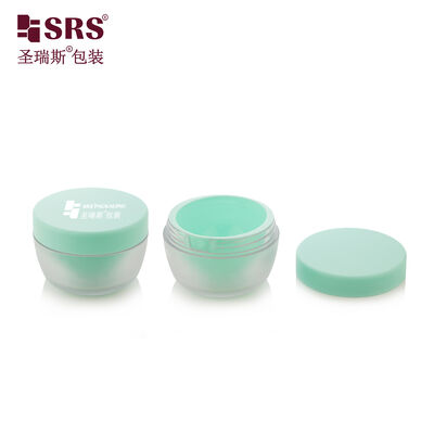 ซื้อ SRSJS 50g สีเปล่า กระปุกภายนอกแบบ Frosted ด้วยการฉีด กระปุกภายในสีเขียวตามสั่ง สําหรับครีมวัน online manufacture