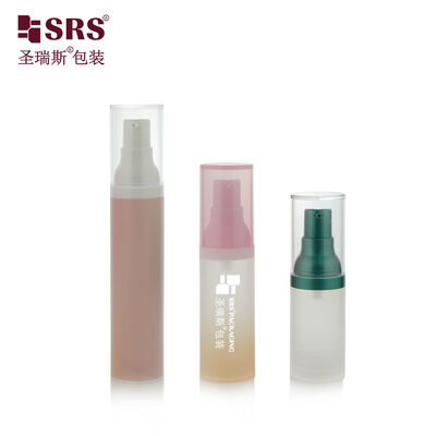 ซื้อ PA029 15ml 30ml 50ml แมท Frosted เปียก PP กระป๋องใสไม่มีอากาศ ด้วยปั๊มสเปรย์โลชั่น online manufacture