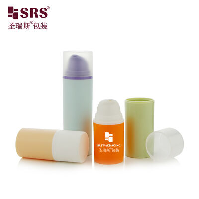 ซื้อ PA0203 15มล 30มล 50มล ขวดเจลหน้าใสแบบสุญญากาศสีสันสดใส สั่งทำสีพิเศษ ขายส่ง online manufacture