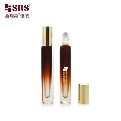 ซื้อ GB2 รูปทรงสี่เหลี่ยม หรูหรา ข้างว่าง ผนังหนา กระจกม้วน กระปุกเหล็ก สําหรับน้ํามันหอม online manufacture