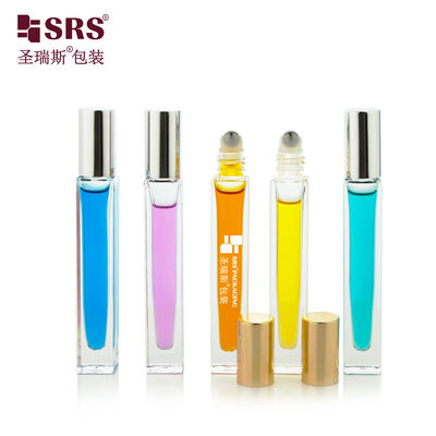 ซื้อ ขวดแก้วโรลออนเปล่าทรงสี่เหลี่ยม GB2 หรูหรา ป้องกันการรั่วซึม สำหรับน้ำมันหอมระเหย online manufacture