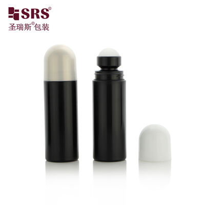 ซื้อ RPPD 3 ออนซ์ขวดสีดำที่กำหนดเองพร้อมฝาโดมสำหรับผู้ชายขวดลูกกลิ้งเจลบรรเทาความเย็น online manufacture