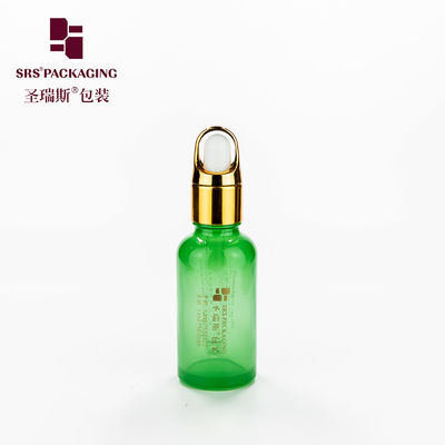 ซื้อ สีที่กําหนดเอง กระป๋องน้ําหยดแก้วที่มีไหล่อลูมิเนียมสําหรับน้ํามันอีเซนเซียล online manufacture