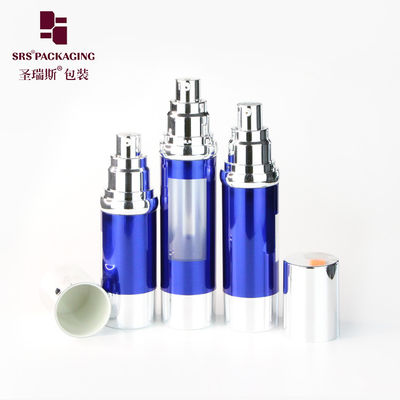 ซื้อ 15ml 30ml 50ml stamping สีฟ้า พลาสติก ล็อชั่นเนื้อหาใบหน้า online manufacture