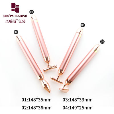 ซื้อ หัวนวดแบบแตกต่างกัน โรสทอง สั่นสะเทือน ยกตัวขึ้น รูปผังใบหน้า เครื่องนวดใบหน้า online manufacture