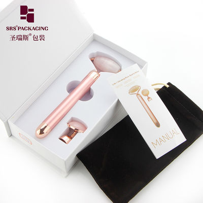 ซื้อ กล่องเครื่องสําอางของขวัญหรูหราที่มีรายละเอียดการยก 3d เครื่องนวดหน้าม้วน online manufacture