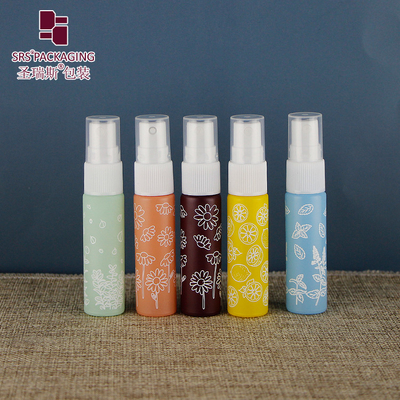 สี Custom Printed Glass Sprayer กระป๋องตัวอย่างน้ําหอม Atomizer 10 ml