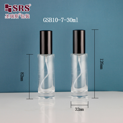 สี่เหลี่ยม อีเลกานต์ Dispenser หมอกละเอียด หรูหรา ถังยาล้างมือ 15 ml 30 ml กระป๋องสเปรย์กระจก