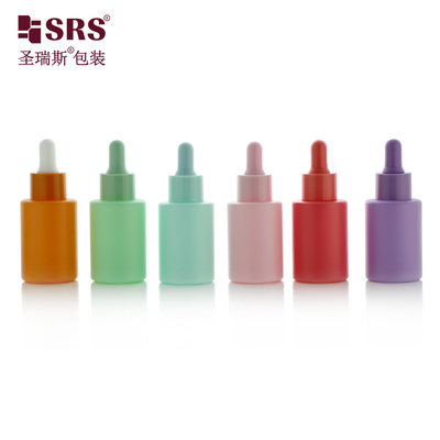สีเขียวการปรับปรุงการดูแลผิวหนัง เซรั่มตา Essence กระป๋องแก้วกับ Dropper 30ml