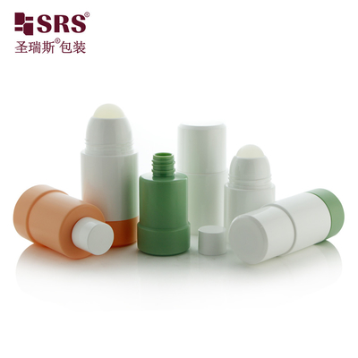 50ML 75ML กระป๋องยาล้างเครื่องสําอาง PP PCR สามารถเปลี่ยนได้ โกลเลอร์บอลเยลลดอเดอร์แอนท์
