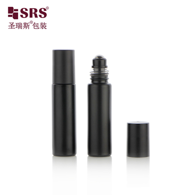กลมผนังหนา ปรับแต่งน้ําหอมอลังการ นวด ลูกบอลเหล็กม้วนบนกระป๋องแก้ว 10 ml