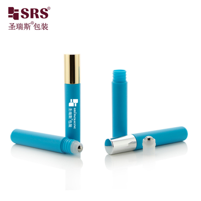 รอบ Pen รูปแบบ PP ซีรั่มตารีไซเคิล กระป๋องม้วนพลาสติก Roll-On กับลูกโลหะ