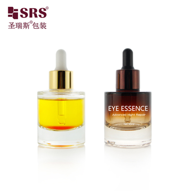 กระป๋องน้ําตกลงกระจกแก้ว 30 ml 1 oz หอมสําอางเปล่า