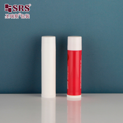 5 มิลลิลิตร 15 มิลลิลิตร มินิอินเจ็คชั่น สีที่กําหนดเอง พลาสติก Twist Up Stick Tube Packaging Lip Balm