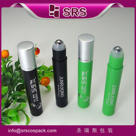 SRS ขายร้อน จําหน่ายกระป๋องพลาสติกม้วน 8 มิลลิลิตรที่มีปลายอลูมิเนียมสําหรับการใช้เจลต้านการขี้ขลาด