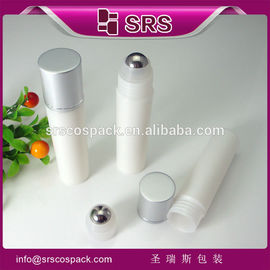 SRS 30 ml ตัวอย่างฟรี ผงพลาสติกเปล่าสีดําบนกระป๋องบรรจุเครื่องสําอาง