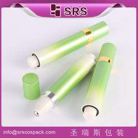 Shengruisi การบรรจุ SY-10ml พลาสติกอากาศไม่อากาศพิมพ์ม้วนบนขวดที่มีลูกเหล็ก