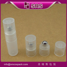SRS ผลิตในประเทศจีน 3 ml รวมใส่ใหม่บนขวดพลาสติกที่มีฝาปิดสกรู PP สําหรับเจลตาตัวอย่าง