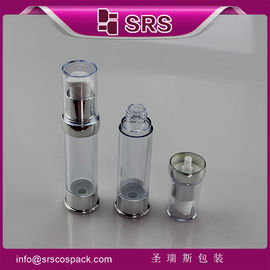 SRS 2015 ดีไซน์ล่าสุด พลาสติกกลมโปร่งใส หรูหราว่าง 15ml 20ml 30ml กระป๋องกรองเลือด