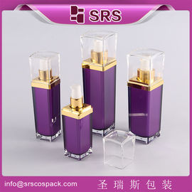 Shengruisi แพคเกจ L052-30ml 50ml 80ml 120ml กระป๋องน้ํายาสําอางแบบสี่เหลี่ยม