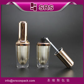 SRS ขายส่งปลีก หรูหรา ขนาดสี่เหลี่ยมเปล่า 8ml กระปุกเล็บพลาสติก กระปุกเล็บพลาสติก