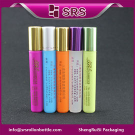 RPA-8ml รอลล์บนขวดที่มีฝาปิดอลูมิเนียมสําหรับครีมตา ขวดพลาสติกเปล่า