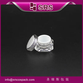 J060 กระปุกเครื่องสําอางสีขาวทรงเพชร ผู้ผลิต