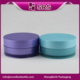 J027B กระปุกเครื่องสําอางสีสีน้ําเงิน 120 มล สําหรับครีม