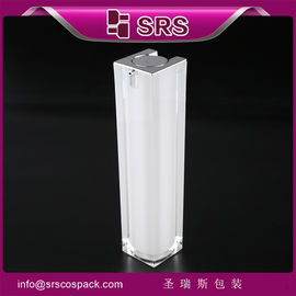 สี่เหลี่ยมรูปแบบการบรรจุเครื่องสําอาง ผู้ผลิต 1 oz กระปุกไม่มีลม