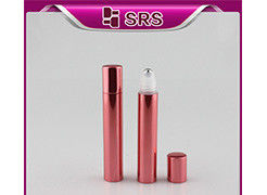 อลูมิเนียมม้วนบนขวดที่มีลูกเหล็ก 8ML สีมี