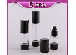 SRS กระป๋องซีรั่มไม่มีอากาศจากพลาสติก กระป๋อง 50 ml AS โลชั่นบรรจุสําหรับขายส่งยอดขายเครื่องสําอาง