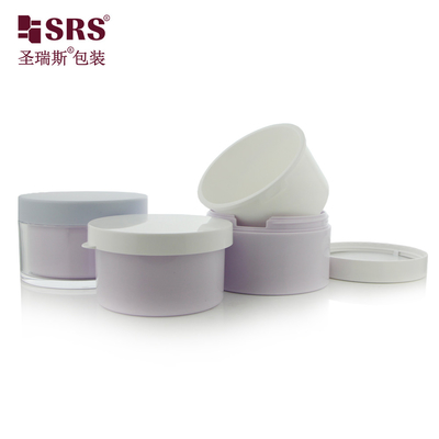 กระป๋องบรรจุเครื่องสําอางพลาสติกกลมพิเศษ ขนาด 50 ml ขนาด 100 ml ขนาด 240 ml กระป๋องว่างสําหรับกระป๋องล้างร่างกาย