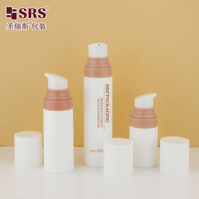 กล่องเครื่องสําอางสีสีชมพูพลาสติกที่ไม่มีลม 30 ml