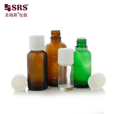 5ml 10ml 15ml 30ml 50ml 100ml 18/415 กระปุกแก้วกันเด็ก กระปุกกล่องลูกกล่องน้ํามันจําเป็น