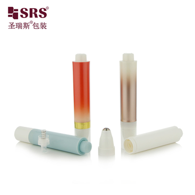 เครื่องสําอางที่ว่างเปล่า PP PCR รอบ ไม่มีอากาศ ปั๊ม ครีมดวงตา Roll On กระป๋อง 10 ml