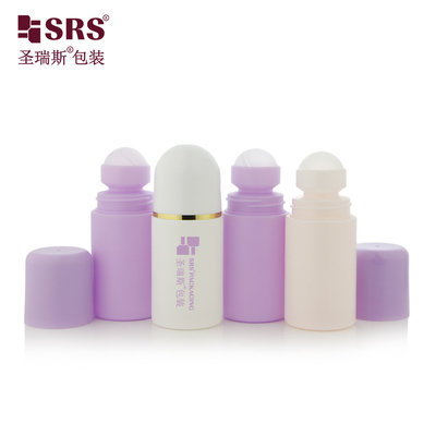 60 มิลลิลิตรกลมฉีด สีขาว เนื้อแข็ง PP PCR รีไซเคิล สะดวกต่อสิ่งแวดล้อม กระปุกลูกกล่องยาล้างกลิ่น
