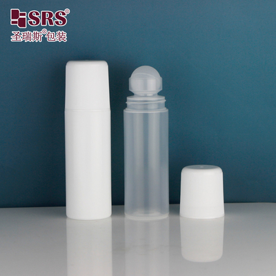 90ml 3 oz PP PCR หรู ขนาดใหญ่ ความจุ Custom สีเจลโล่ง Deodorant Roll บนขวด