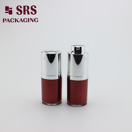 A020 ผู้ผลิตขวดไร้อากาศ ขวด 15ml สีแดง