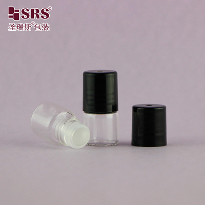 BLP-1ML ไม่มีการรั่วน้ําหอมตัวอย่าง Roll On กระป๋องบรรจุแก้วสําหรับการเก็บ Chic