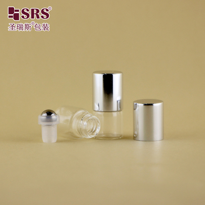 BLP-1ML หลอดแก้วม้วนบนขวดที่มีการตกแต่งสี