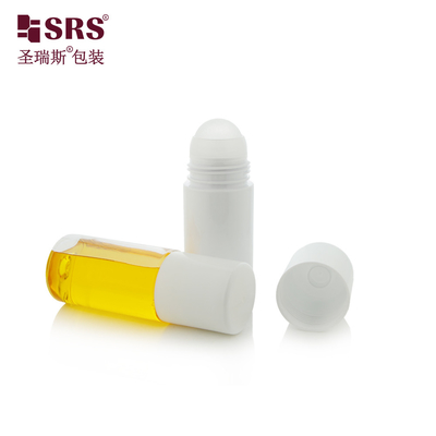 PET43 130ml 170ml กระป๋อง PET การบรรจุเครื่องสําอาง ดีโอเดอร์แอนต์ ไม่มีการรั่วกระป๋อง PCR Roll On กระป๋อง Applicator
