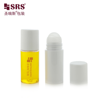 PET43 130ML 170ML ลูกพลาสติก PET Roll On Bottle สําหรับเครื่องใช้เจลลดกลิ่นหอม Roll-On