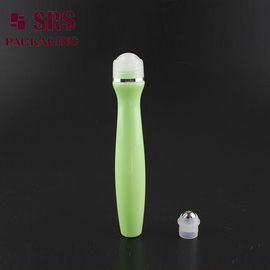 SRS8447-15ML กระป๋องลูกกลิ้ง PETG รูปทรงพิเศษสีเขียว