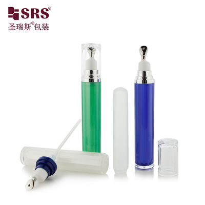 LR001-15ML ราคาหรู ปรับแต่ง สีน้ําเงิน เขียว ขาว สีอะคริลิค ผนังสอง โลชั่น ปั๊มขวดบรรจุ
