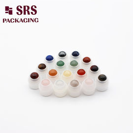 กลมเล็ก ๆ สีสันหินแคร์ค่านิยม roller บอลพลาสติกถือที่มีลูกกลมสําหรับกล่องม้วน