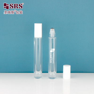 GB1-10ML กระป๋องหนาตามความต้องการที่มี PP PCR ปลาสติก Cap กระจก Roll-On Packaging สําหรับเครื่องสําอางและการดูแลผิวหนังน้ํามันหอมหอม