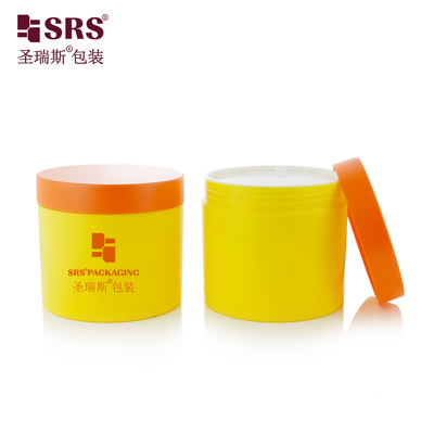 SRSQ 400g ผิวว่างกระจ่าง PP PCR วัสดุรีไซเคิล พร้อมใบรับรอง กระปุกครีมร่างกาย