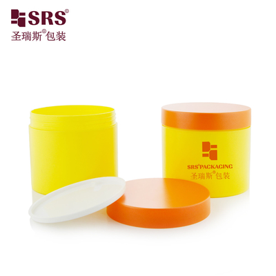 SRS 400g ขนาดใหญ่ ผนังเดียว หน้ากากหน้ากระจ่างกระจก PP ครีม การตกแต่ง การทาสี PCR กระจกบรรจุ