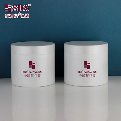 SRSQ หน้ากากหน้าขนาดใหญ่ กระป๋องครีม PP กระป๋อง 80 กรัม 100 กรัม 120 กรัม 150 กรัม 200 กรัม 300 กรัม 400 กรัม ครีมดูแลผิวหนังส่วนตัว